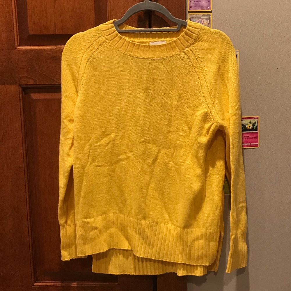 Bright Yellow Sweater